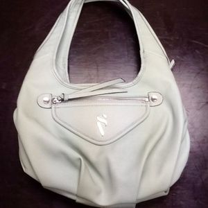 A white tote bag